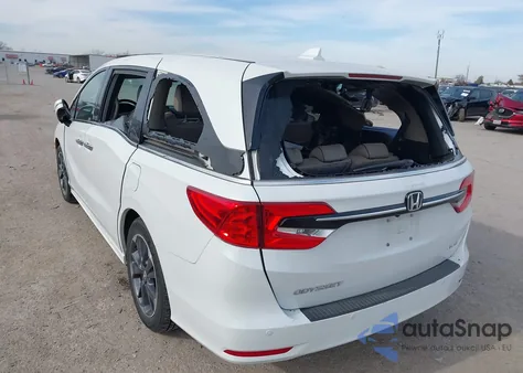 2022 Honda Odyssey Elite z USA, uszkodzony, nr VIN 5FNRL6H97NB062959